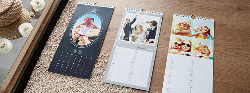 Onophoudelijk borduurwerk nauwelijks Fotokalender en Fotoagenda